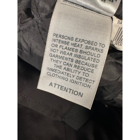 Berne Workwear Bib Overalls Mens 4XL Short Black Quilted Insulated Coveralls - Picture 10 of 11